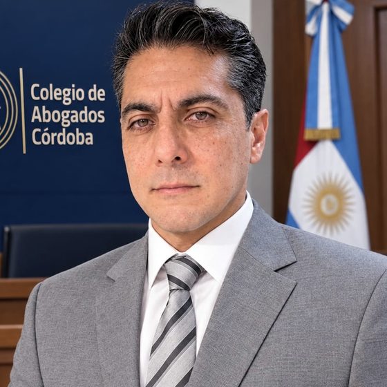 Retrato de Marcos Juárez, abogado del estudio